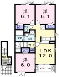 備前田井駅 徒歩15分 2階の物件間取画像